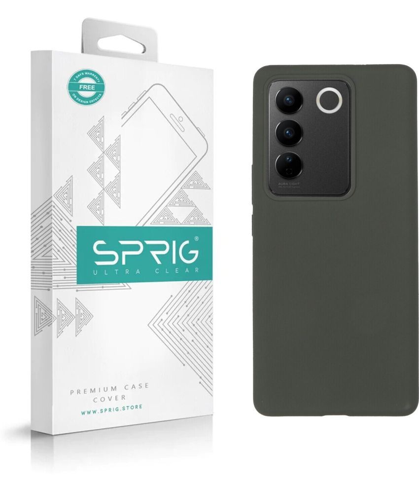     			Sprig Plain Cases Compatible For Silicon Vivo V27 Pro 5G ( Pack of 1 )