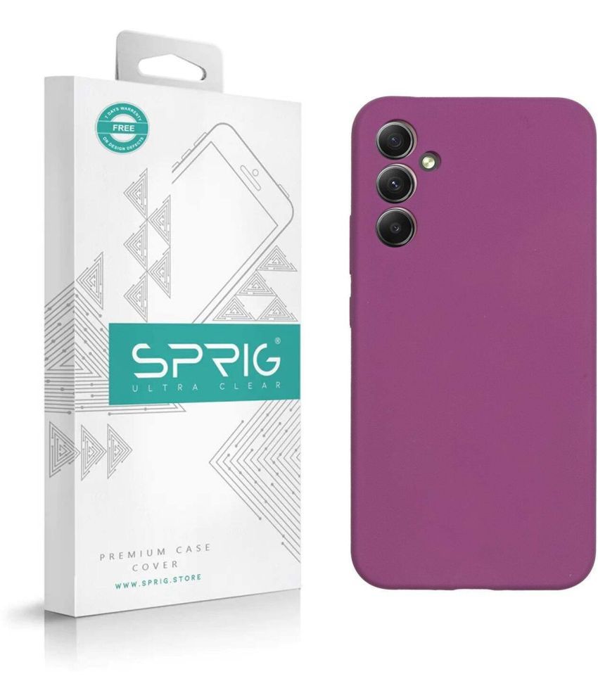     			Sprig Plain Cases Compatible For Silicon Samsung Galaxy A34 5G ( Pack of 1 )