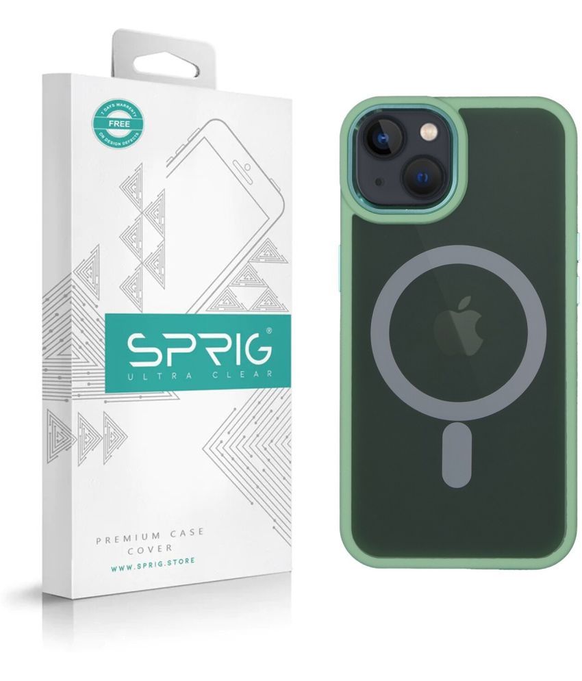     			Sprig Plain Cases Compatible For Polycarbonate Apple Iphone 13 ( Pack of 1 )