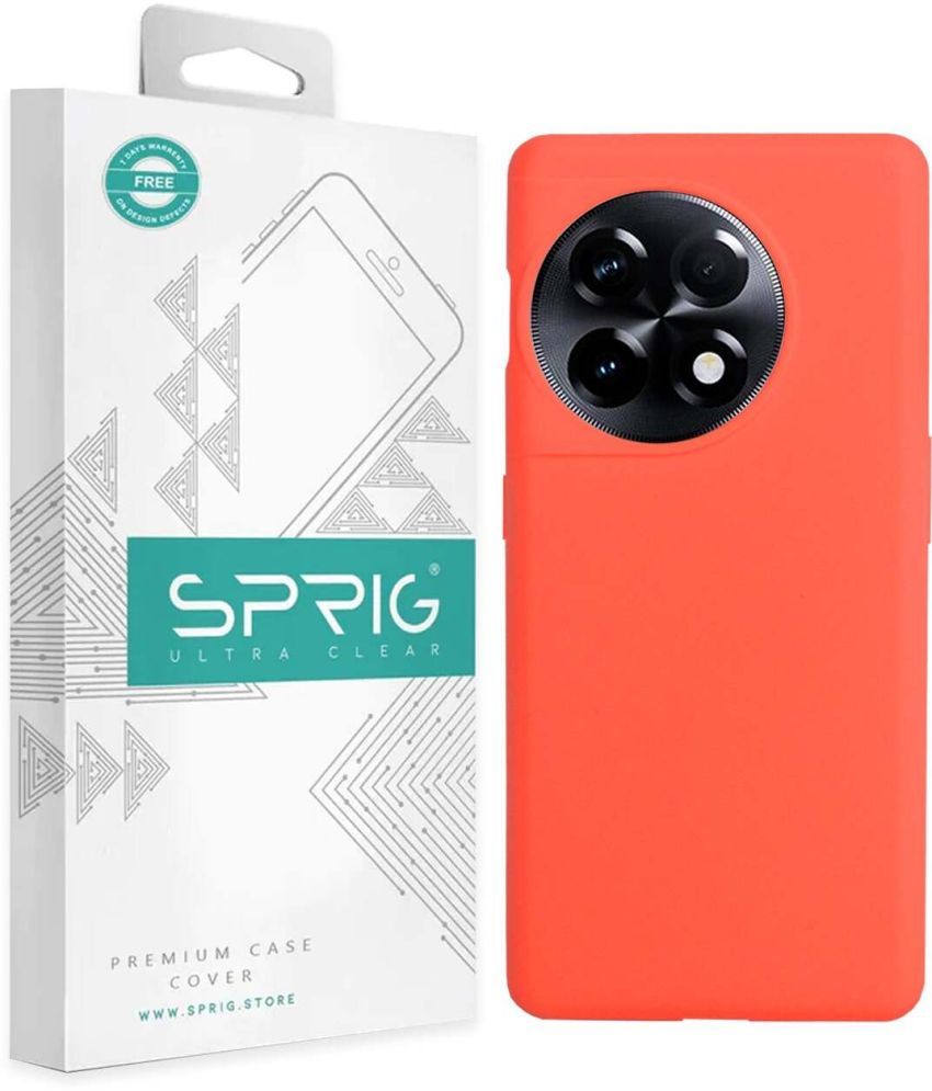     			Sprig Plain Cases Compatible For Silicon Oneplus 11R 5G ( Pack of 1 )