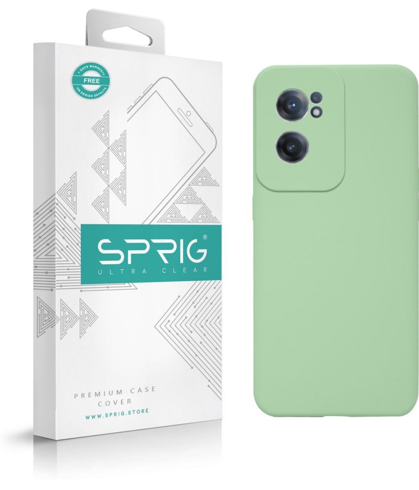     			Sprig Plain Cases Compatible For Silicon Oneplus Nord Ce 2 5G ( Pack of 1 )