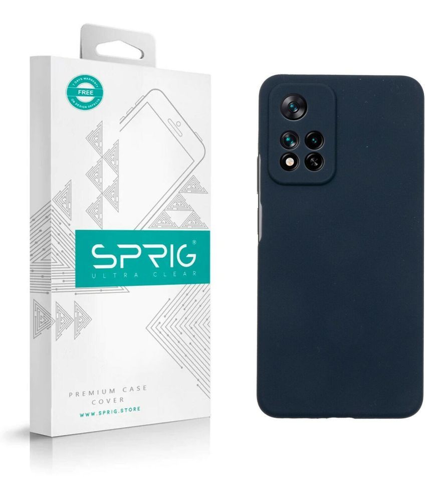     			Sprig Plain Cases Compatible For Silicon Mi 11I ( Pack of 1 )