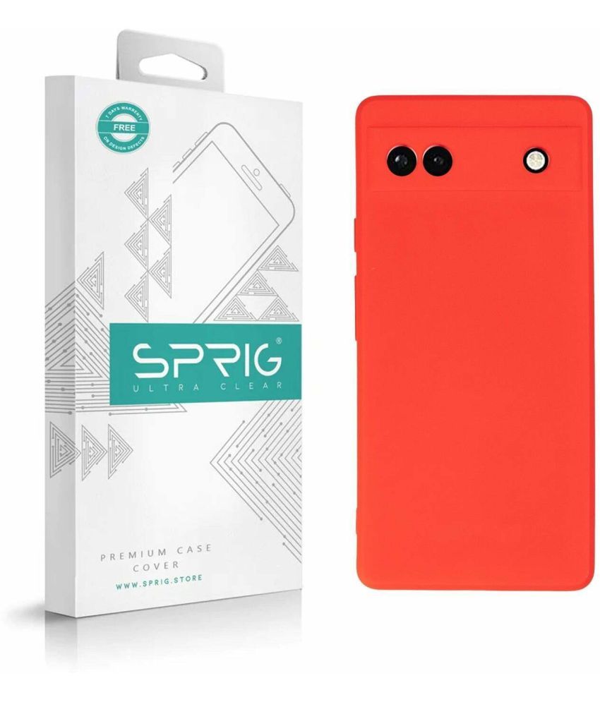     			Sprig Plain Cases Compatible For TPU Glossy Cases Google Pixel 6A ( Pack of 1 )