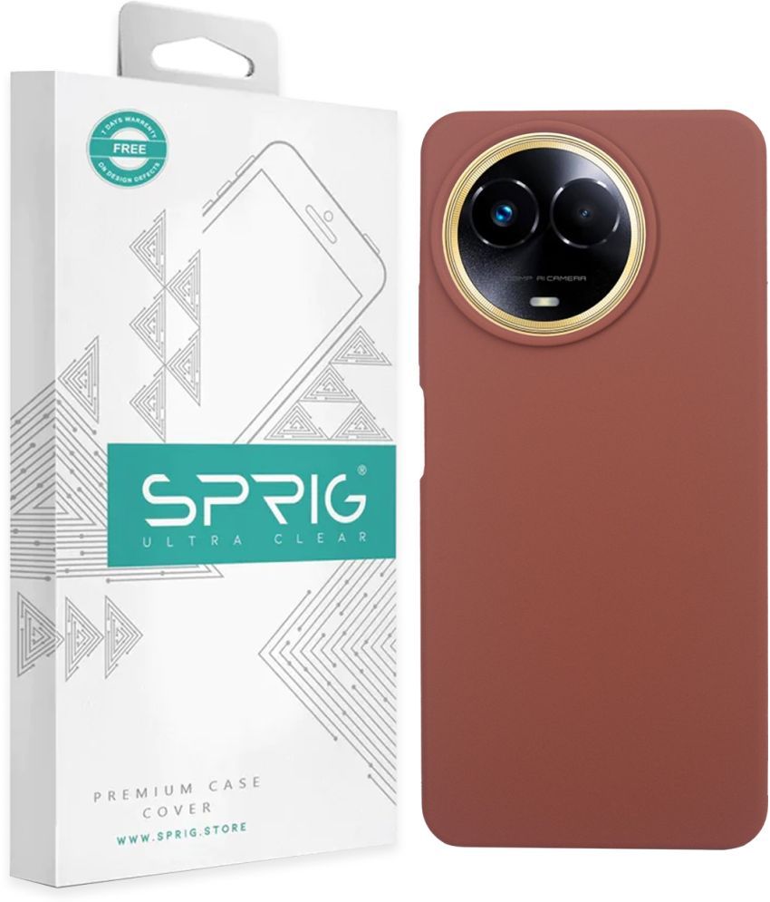     			Sprig Plain Cases Compatible For Silicon Realme 11X 5G ( Pack of 1 )