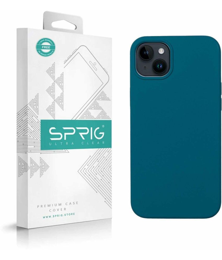     			Sprig Plain Cases Compatible For Silicon Apple Iphone 14 Plus ( Pack of 1 )