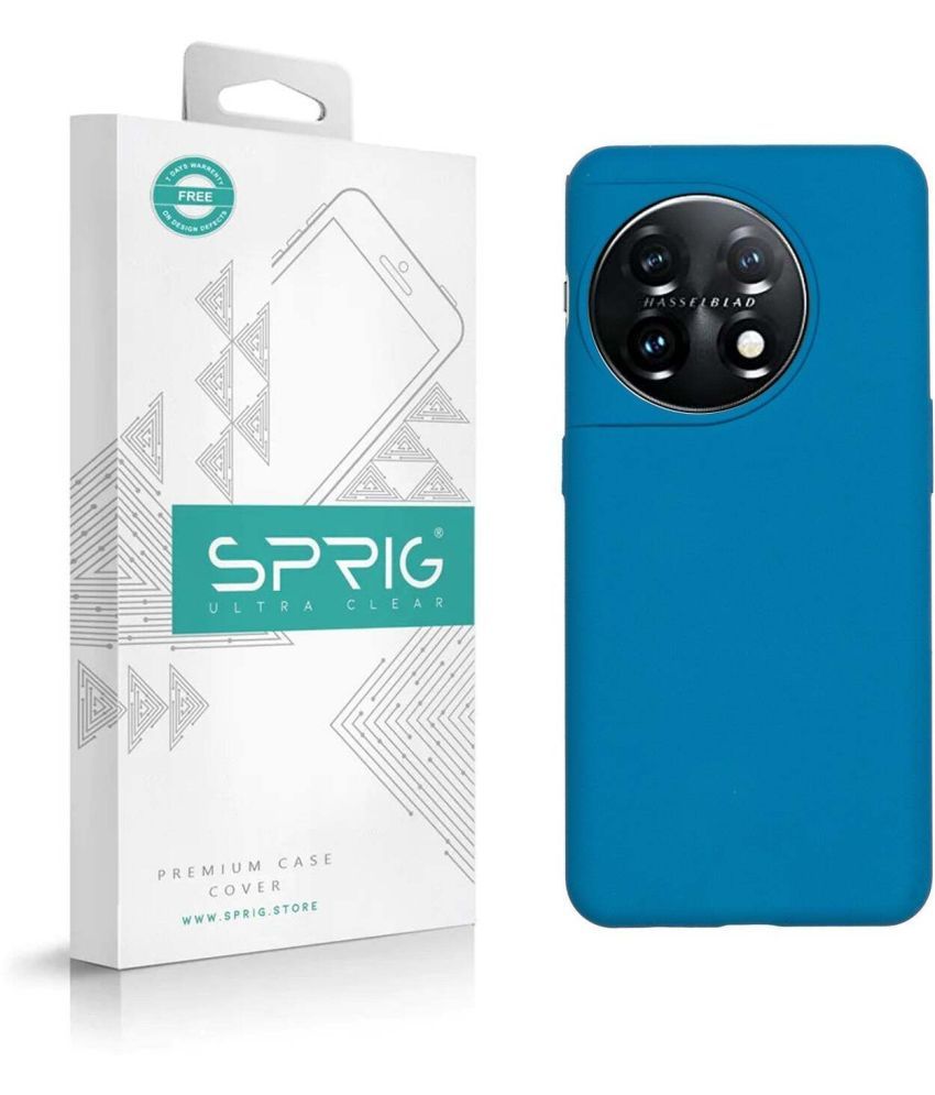     			Sprig Plain Cases Compatible For Silicon Oneplus 11 5G ( Pack of 1 )