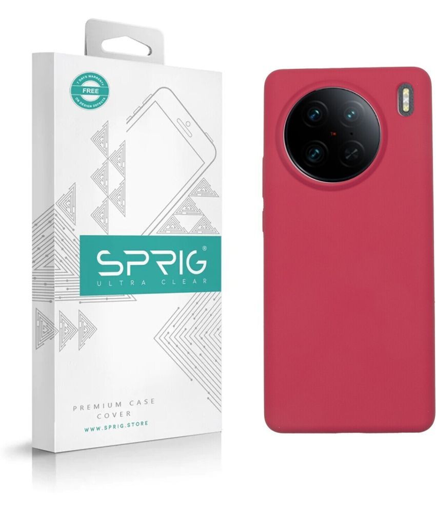     			Sprig Plain Cases Compatible For Silicon Vivo X90 Pro ( Pack of 1 )