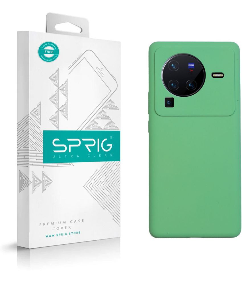     			Sprig Plain Cases Compatible For Silicon Vivo X80 Pro ( Pack of 1 )