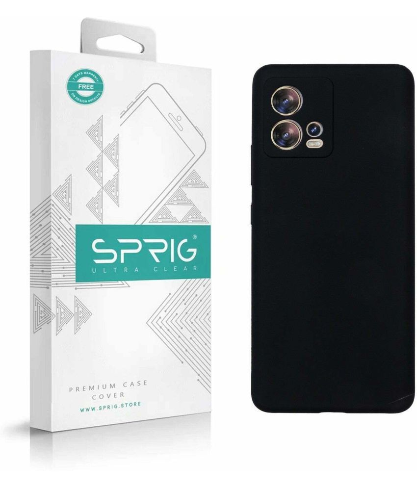     			Sprig Plain Cases Compatible For Silicon Motorola Edge 30 Fusion ( Pack of 1 )