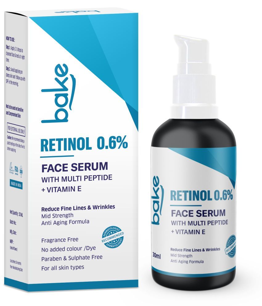     			BAKE Face Serum Retinol Anti-Wrinkle For All Skin Type ( Pack of 1 )