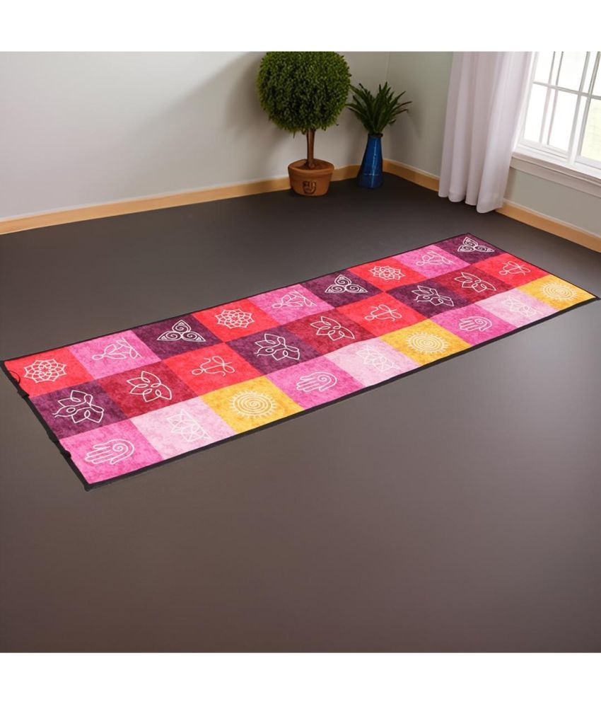     			BELLA TRUE Multicolor Polyester Yoga Mat ( Pack of 1 )