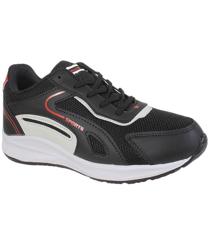     			HEATUP FOOTWEAR DELTA-12 Black,Light Grey Men's Sports Running Shoes