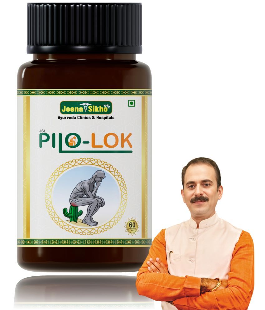     			Jeena Sikho PILO-LOK Capsules | Effective For Digestion & Gut health, 60 Capsules