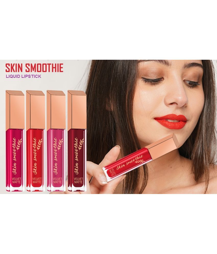     			SKIN SMOOTHIE Pink Matte Lipstick 12Ml