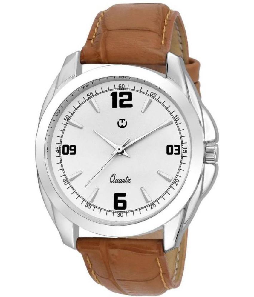     			Wizard Times Brown Leather Analog Men's Watch