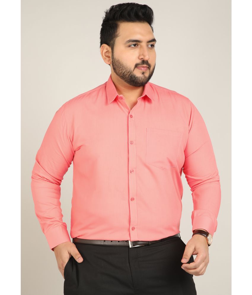     			adwynpeter 100% Cotton Regular Fit Solids Full Sleeves Men's Casual Shirt - Pink ( Pack of 1 )