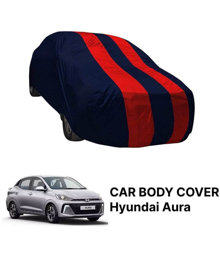     			AKSMIT Car Body Cover for Hyundai All Car Models Without Mirror Pocket ( Pack of 1 ) , Multicolor