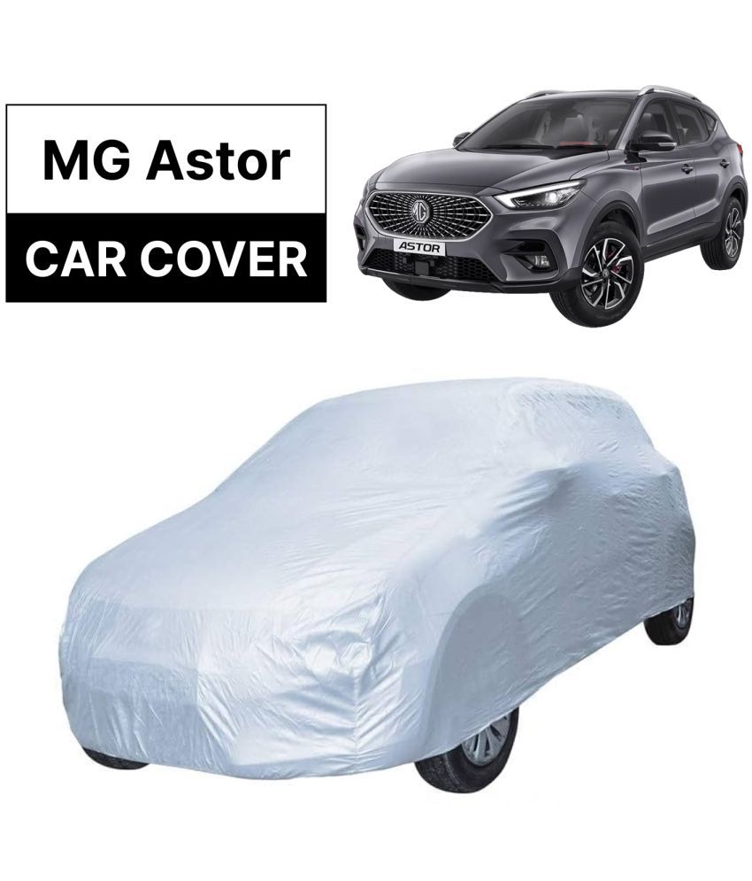     			AKSMIT Car Body Cover for Maini All Car Models Without Mirror Pocket ( Pack of 1 ) , Silver