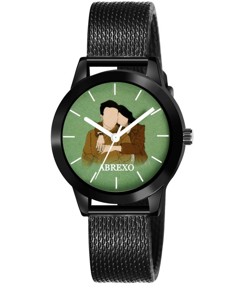     			Abrexo Black Silicon Analog Womens Watch