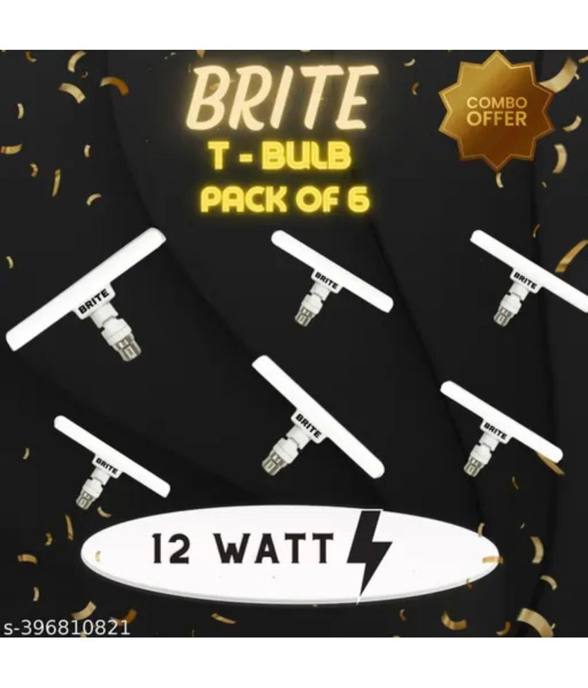     			Brite 18W Cool Day Light T-Bulb ( Pack of 6 )