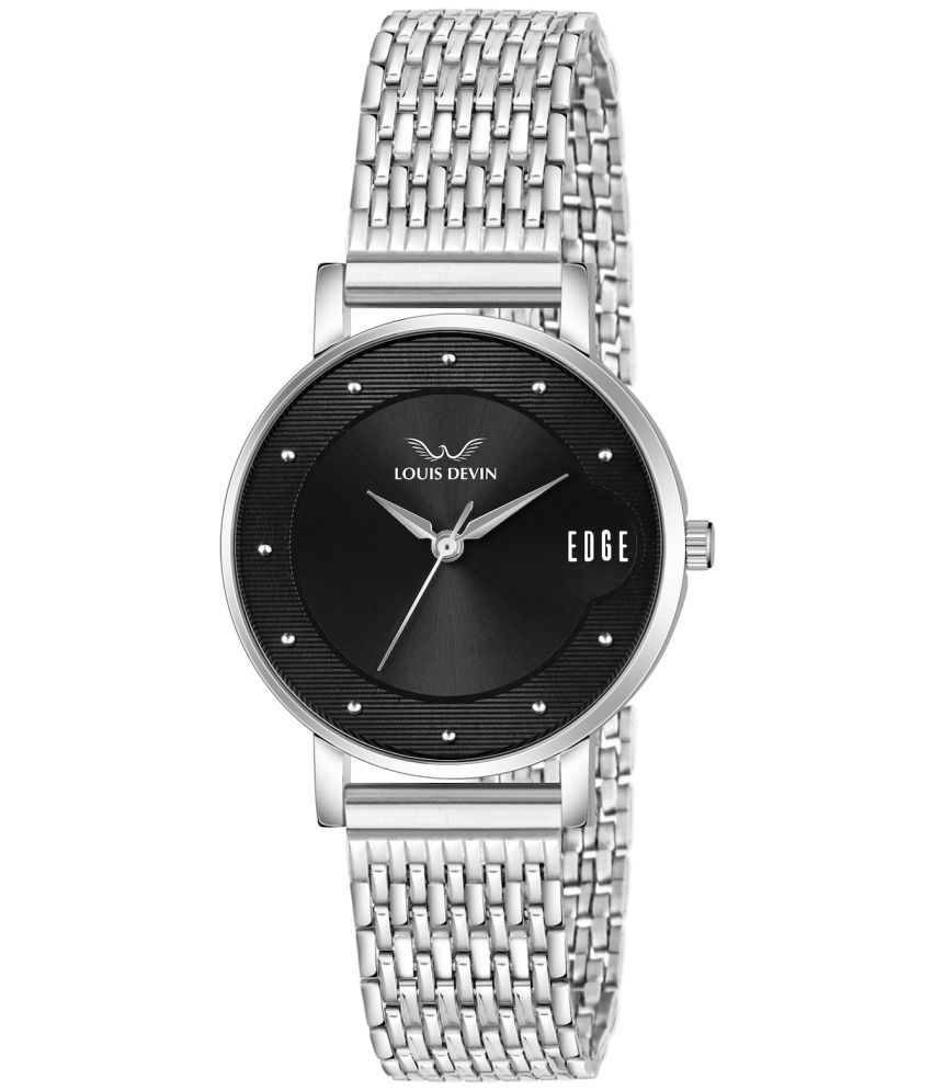     			LOUIS DEVIN Silver Metal Analog Womens Watch