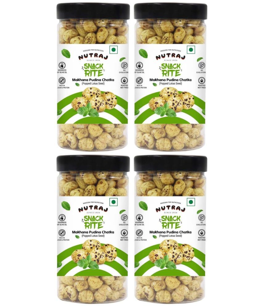     			Nutraj Lotus Seeds Pop /Gorgon Nut Puffed Kernel (Makhana) 280g (70g x 4) Pack of 4