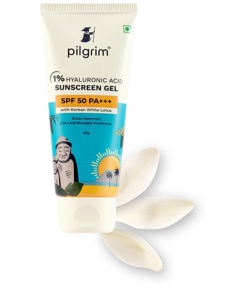     			PILGRIM SPF 50 Sunscreen Gel For All Skin Type ( Pack of 1 )