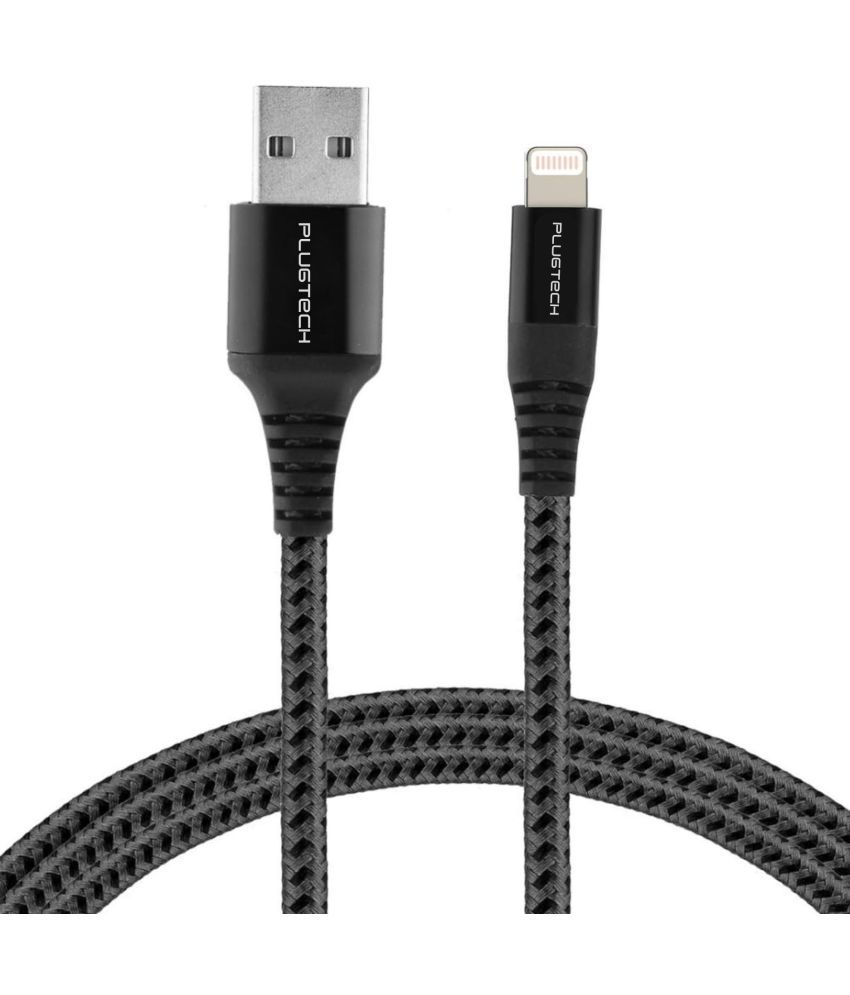     			Plugtech Grey 3A Lightning Cable 1 Meter