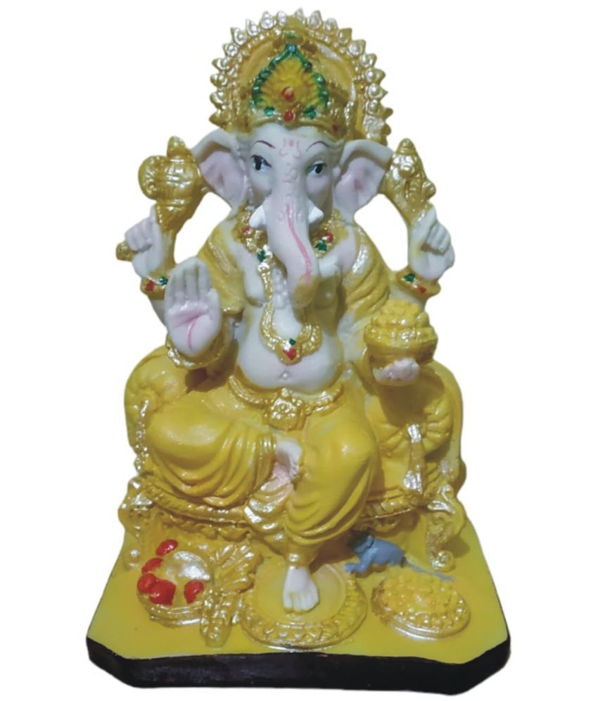     			WINSOME COLLECTION Resin Lord Ganesha Idol ( 16 cm )