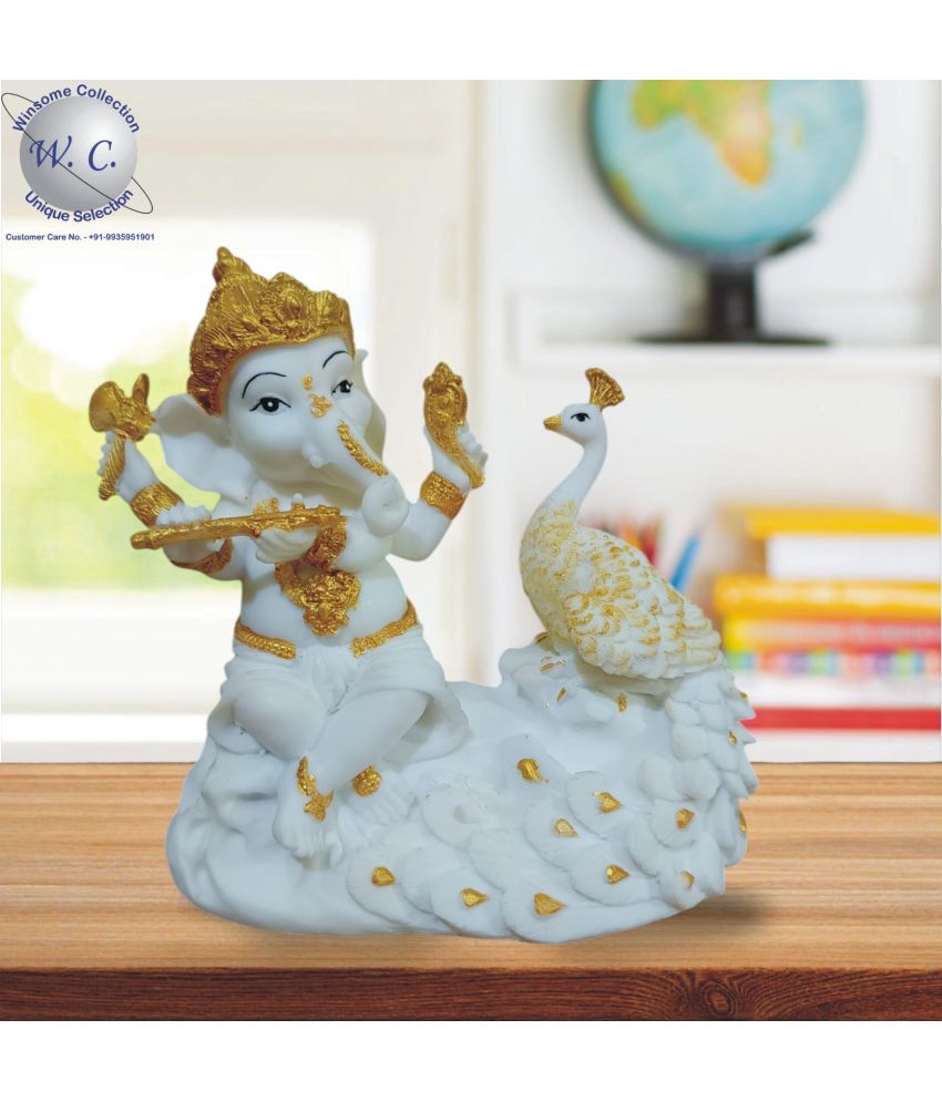     			WINSOME COLLECTION Resin Lord Ganesha Idol ( 16 cm )