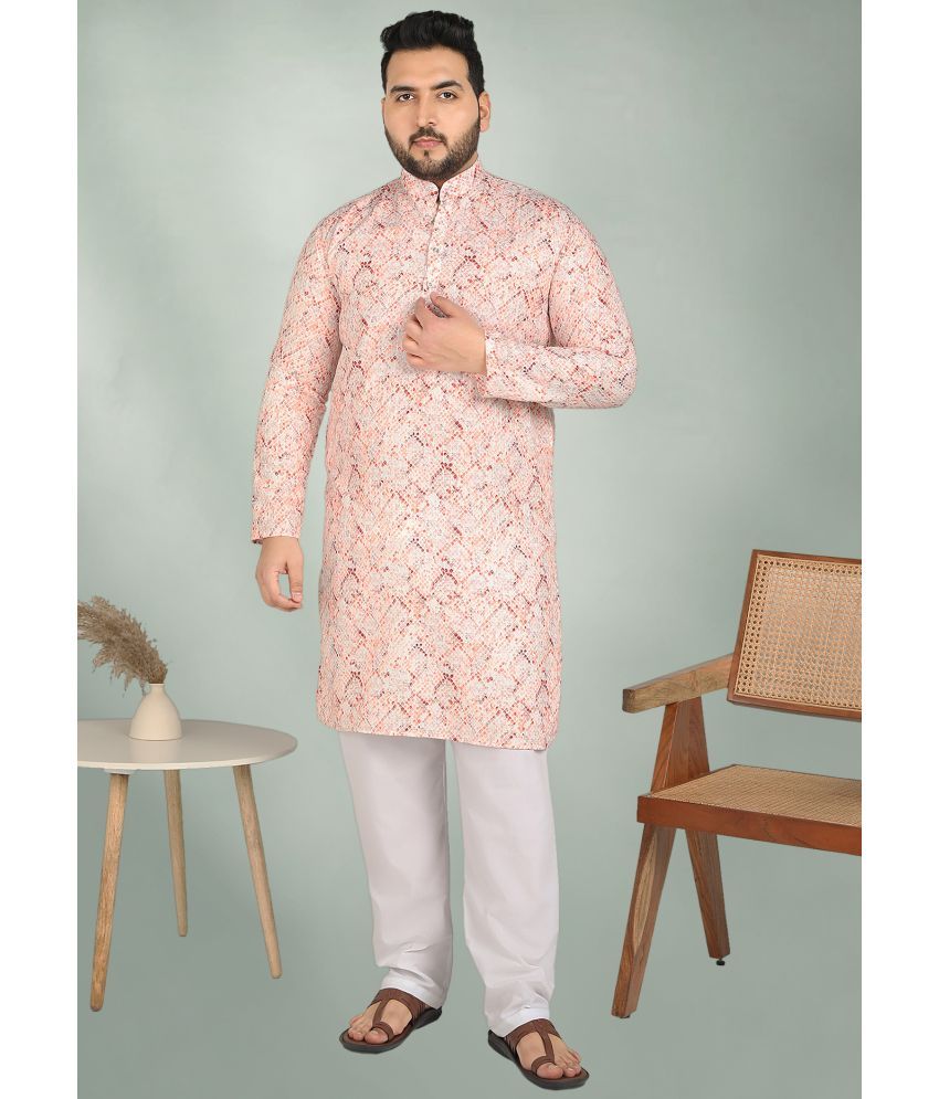     			ADWYN PETER Muticolor Cotton Men's Regular Kurta ( Pack of 1 )