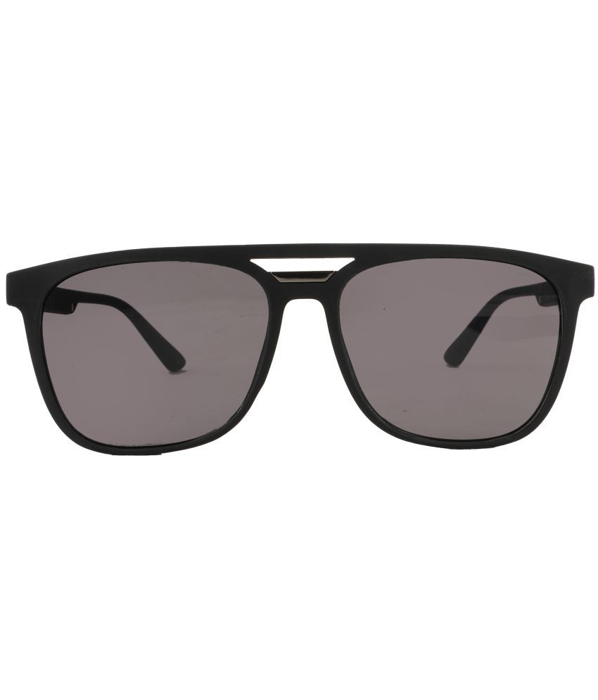     			Bayberry Black Square Sunglasses ( Pack of 1 )