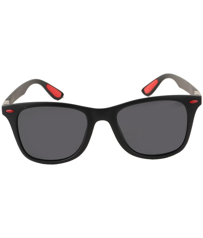     			Bayberry Black Square Sunglasses ( Pack of 1 )