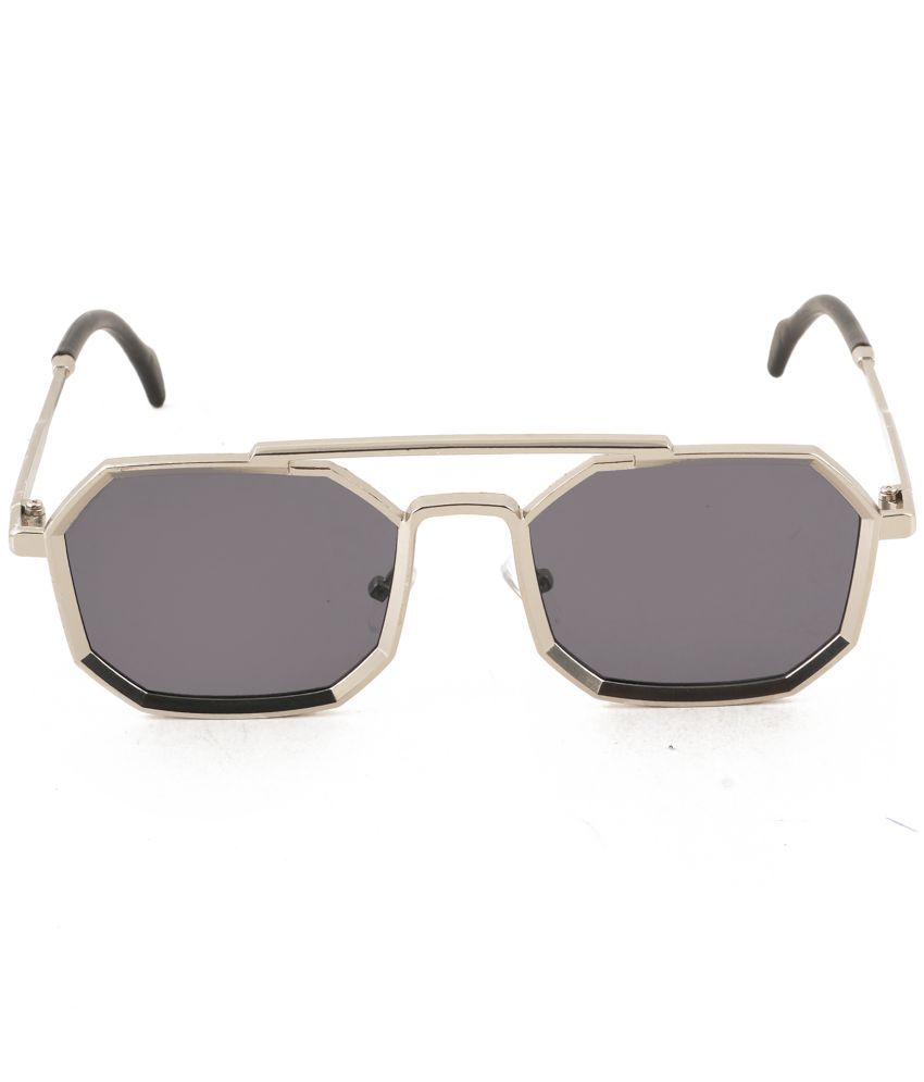     			Bayberry Silver Square Sunglasses ( Pack of 1 )