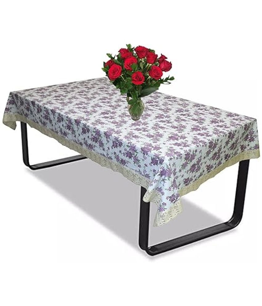     			CreadCraft Printed PVC 4 Seater Rectangle Table Cover ( 105 x 102 ) cm Pack of 1 Multicolor