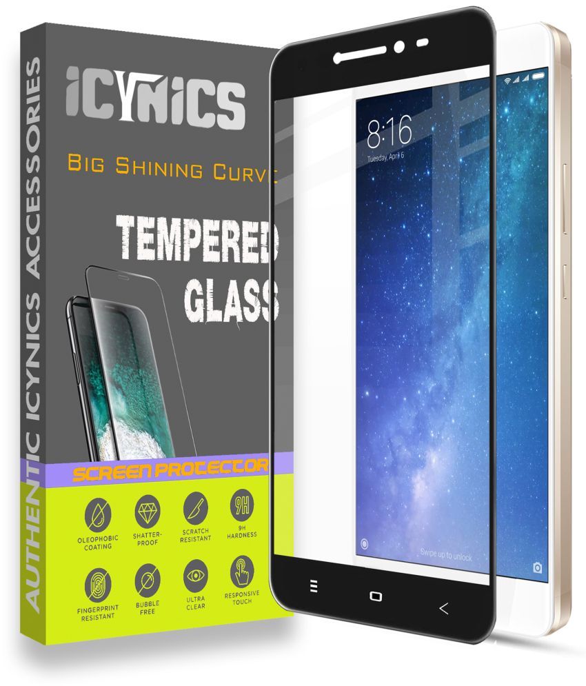     			Icynics Tempered Glass Compatible For Mi Max 2 ( Pack of 1 )