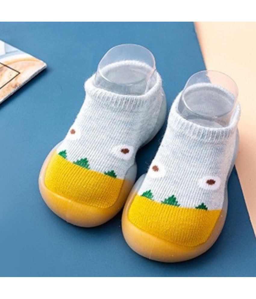     			Neska Moda - Light Blue Booties For Baby Boy & Baby Girl 18-24 Months ( Pack of 1 )