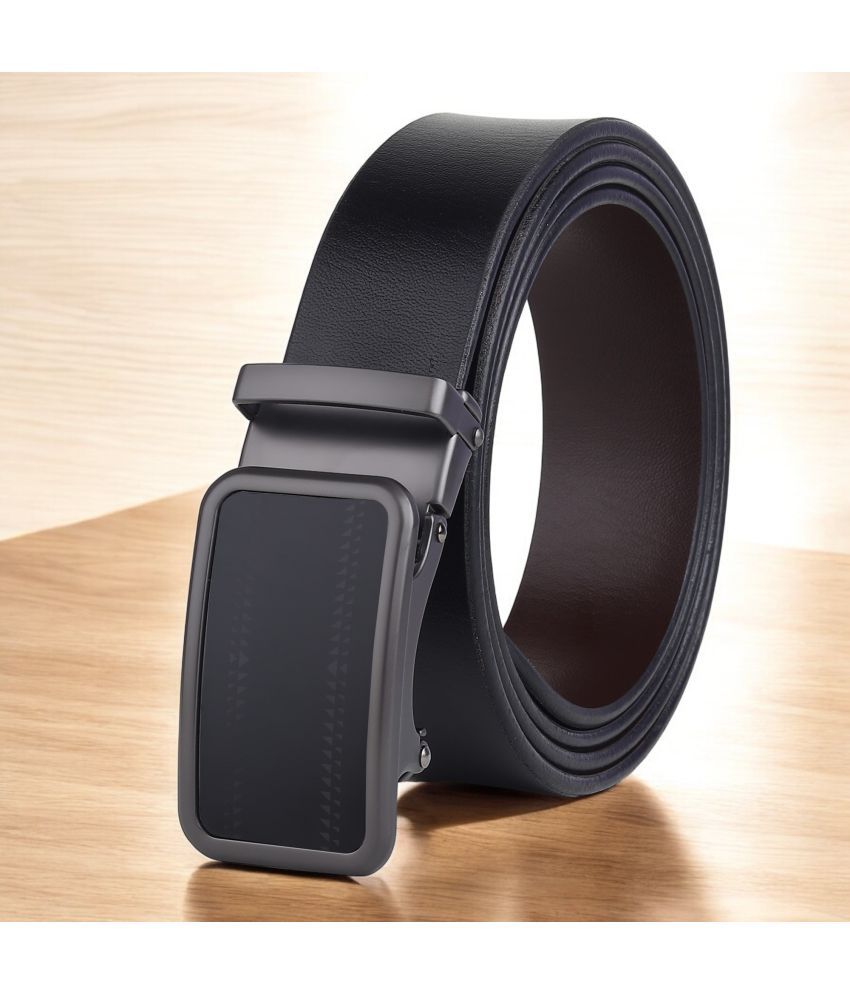     			SUNSHOPPING - Black 100% Leather Men's Formal Belt ( Pack of 1 )