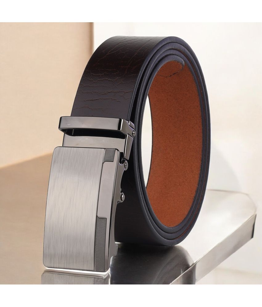     			SUNSHOPPING - Brown 100% Leather Men's Formal Belt ( Pack of 1 )