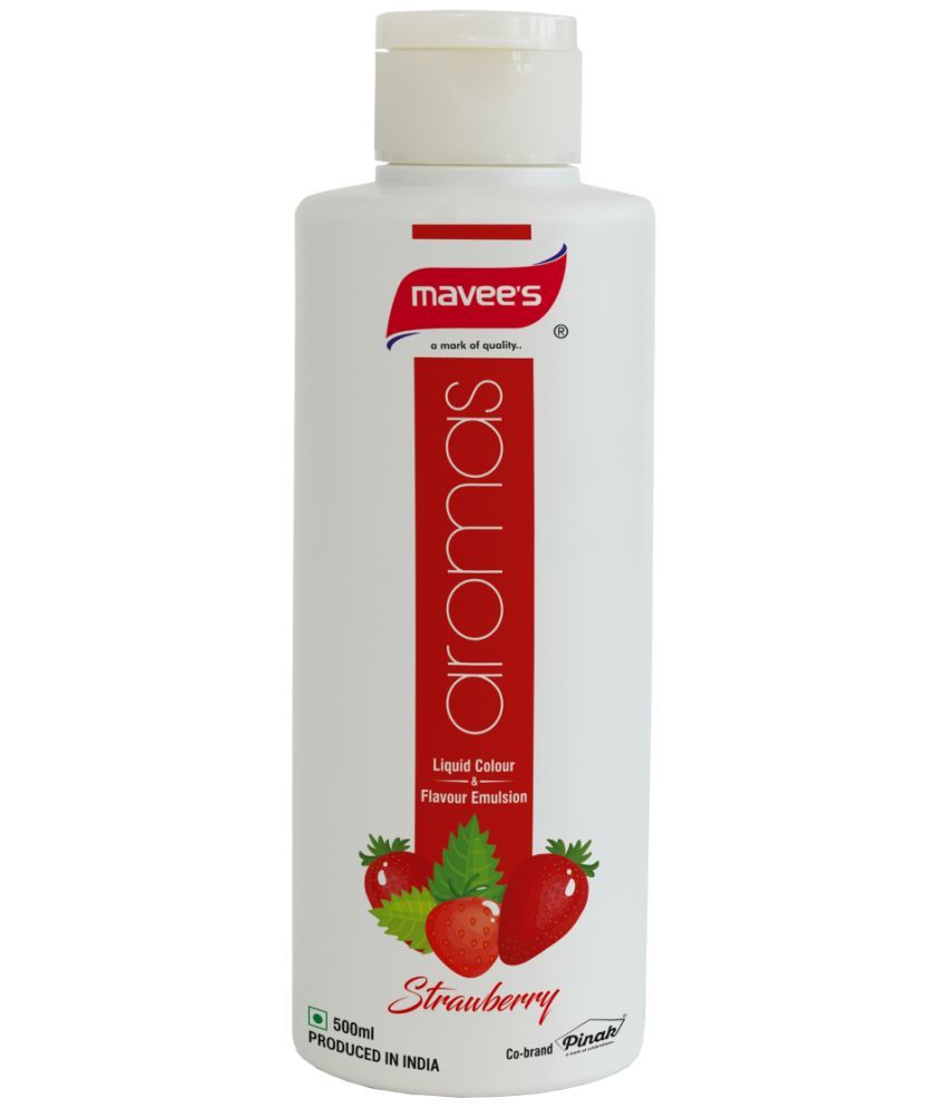     			mavee's Aromas Strawberry - Premium Liquid Color and Flavour Emulsion 500 g