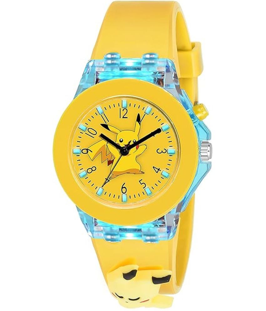     			Abrexo Yellow Dial Analog Boys Watch ( Pack of 1 )