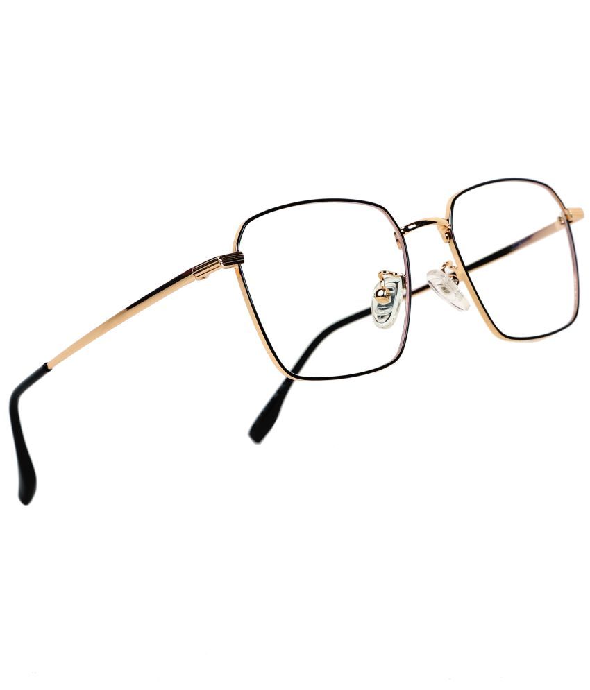     			Admire Gold Rimless Rectangular Computer Glasses ( Pack of 1 )