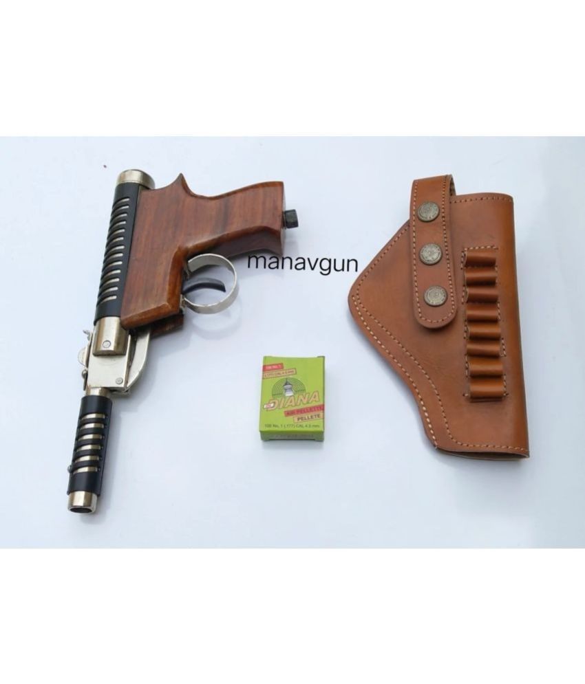     			Air Pistol Metal Gun / Bandook With Free 200 Pellets / Bullets