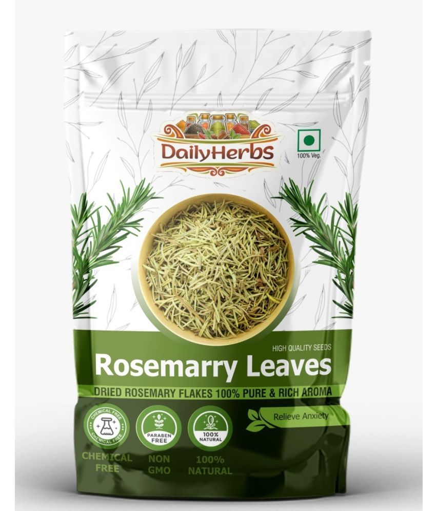     			DailyHerbs Rosemary Dried Leaf for Food , Skin Glow , Hair 100 gm