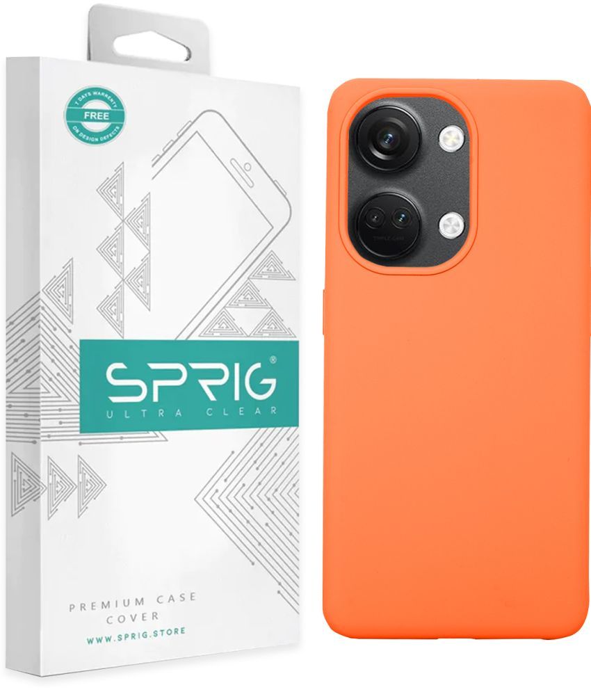     			Sprig Plain Cases Compatible For Silicon Oneplus Nord 3 5G ( Pack of 1 )