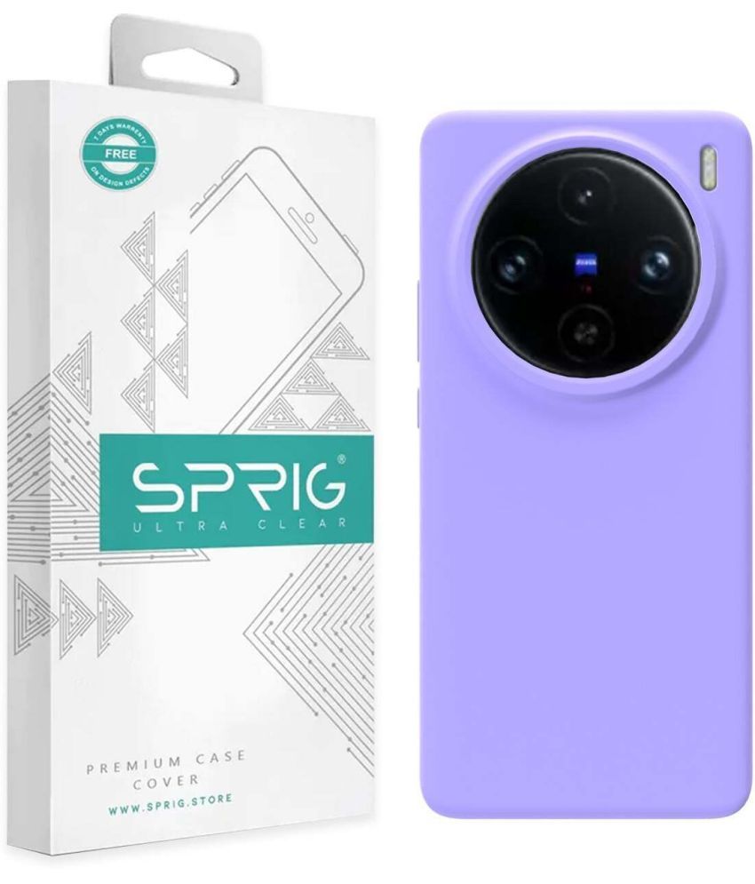     			Sprig Plain Cases Compatible For Silicon Vivo X100 Pro ( Pack of 1 )