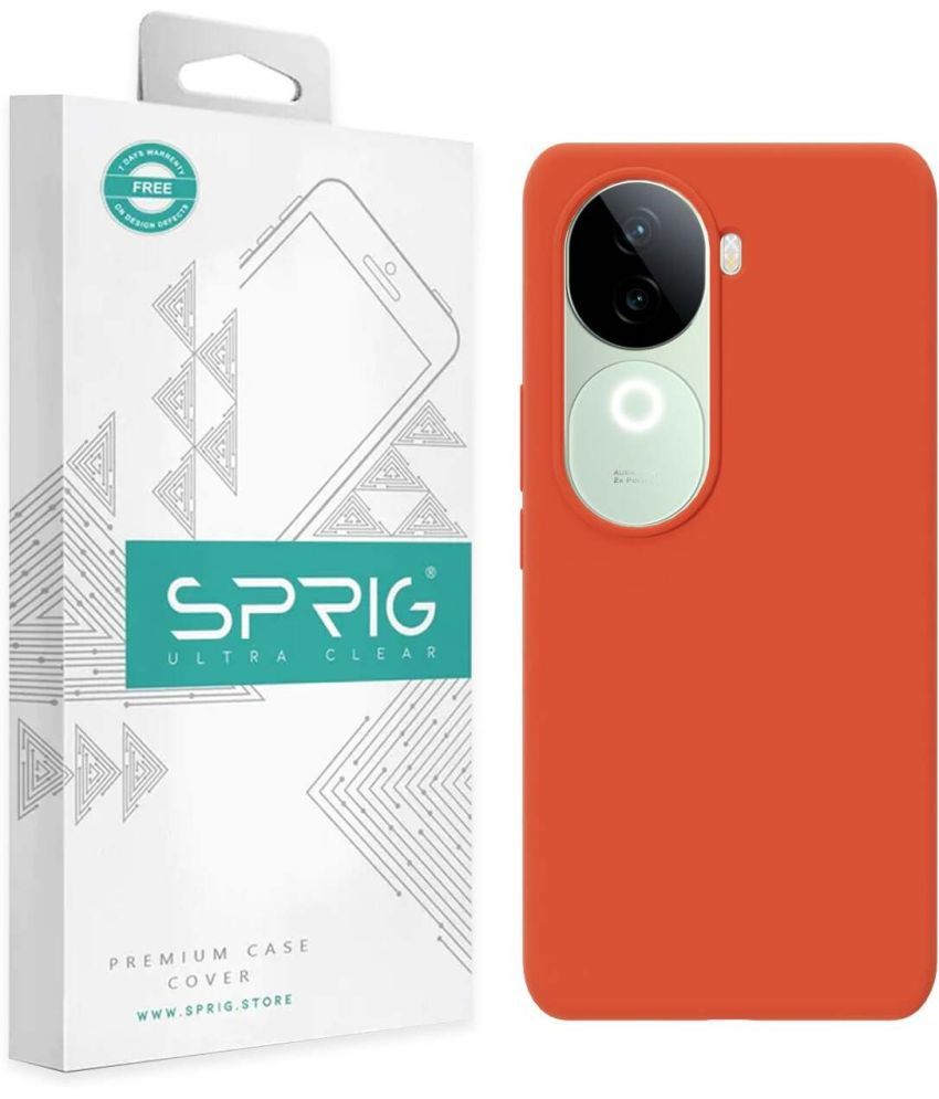     			Sprig Plain Cases Compatible For Silicon Iqoo Z9S 5G ( Pack of 1 )