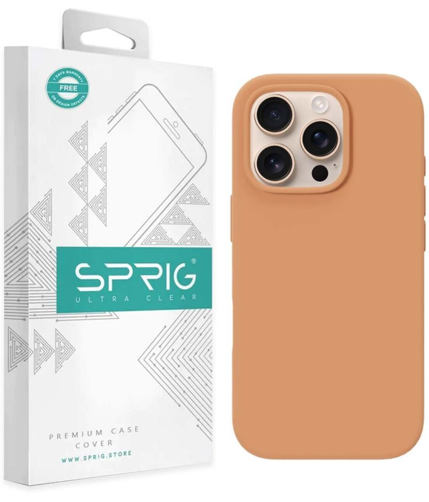     			Sprig Plain Cases Compatible For Silicon Iphone 16 Pro Max ( Pack of 1 )