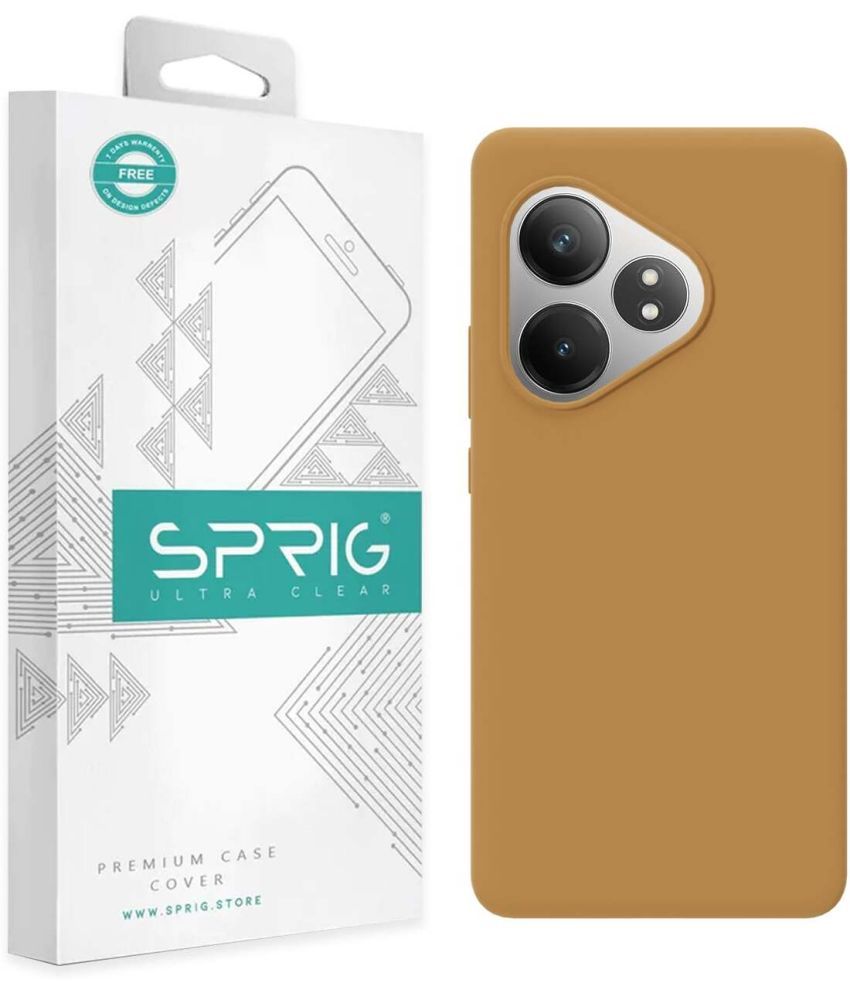     			Sprig Plain Cases Compatible For Silicon Realme Gt 6 5G ( Pack of 1 )