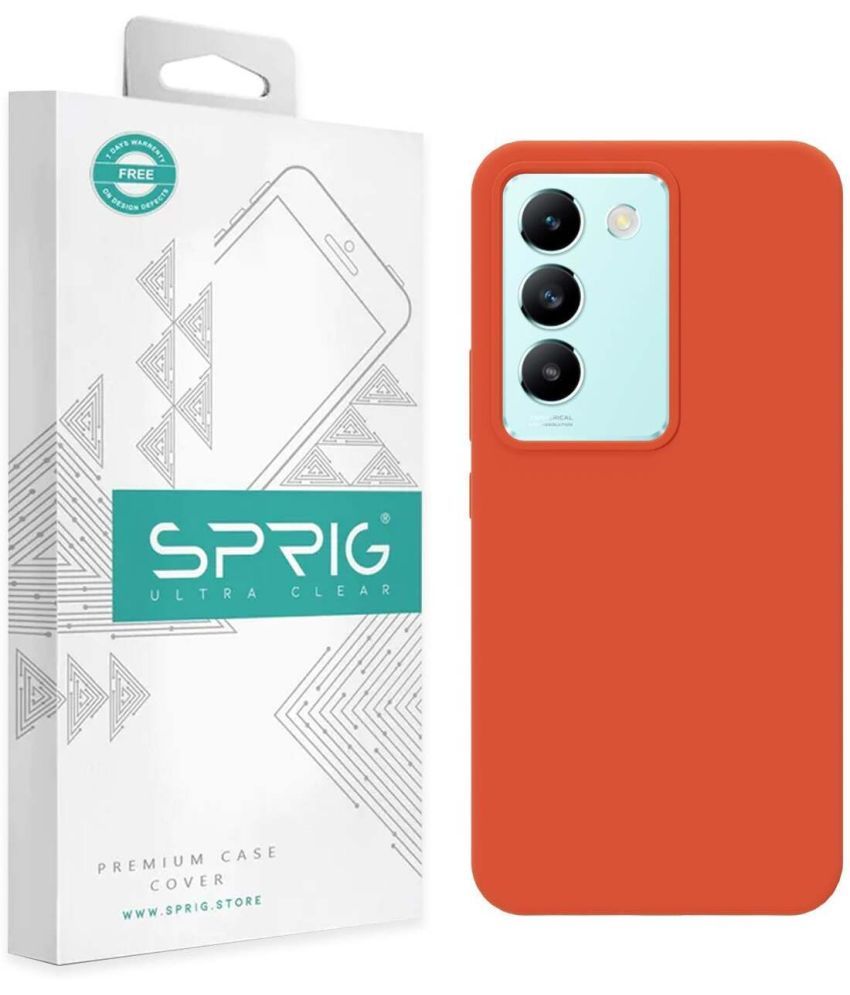     			Sprig Plain Cases Compatible For Silicon Vivo Y200E 5G ( Pack of 1 )